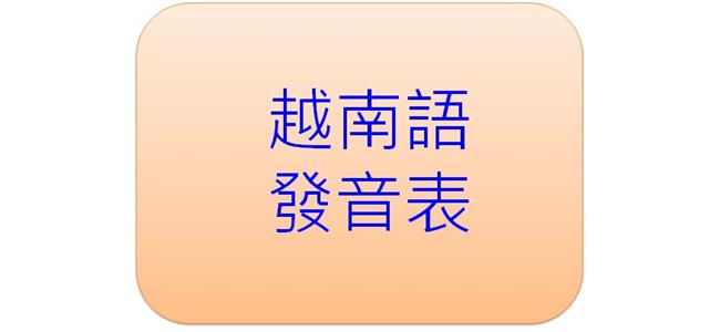 越南語發音表-介音與韻尾