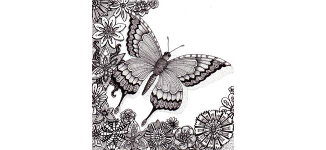 放鬆身心的腦瑜珈 - 禪繞畫